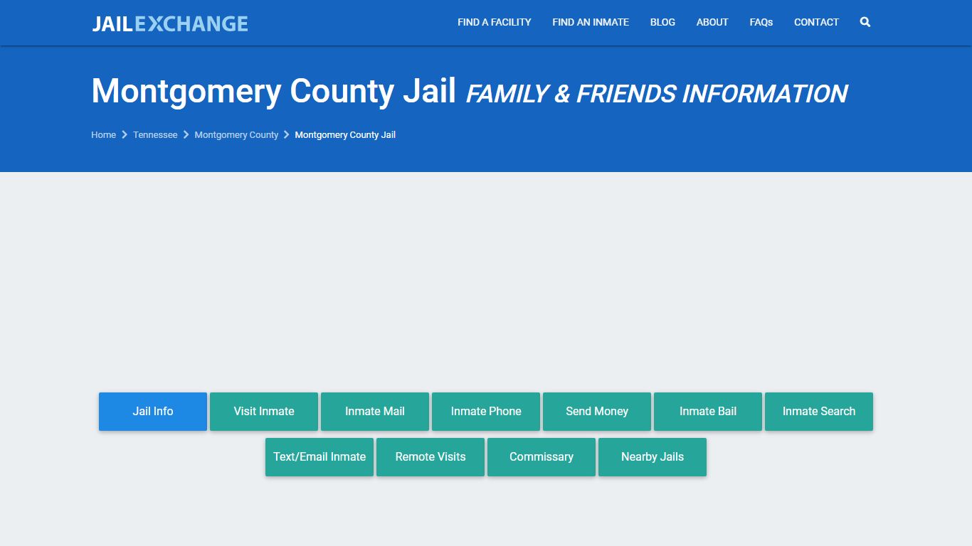 Montgomery County Jail TN | Booking, Visiting, Calls, Phone